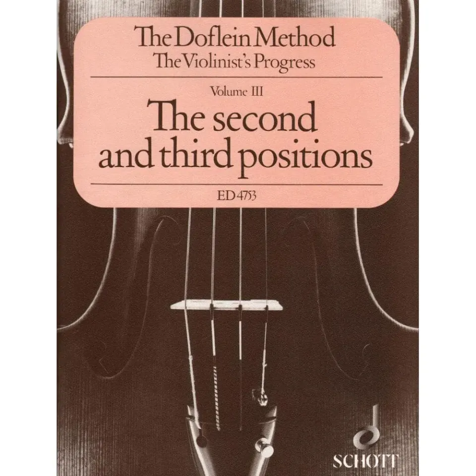 Schott Doflein Methode Band 3 Violinschule 2. und 3. Lage