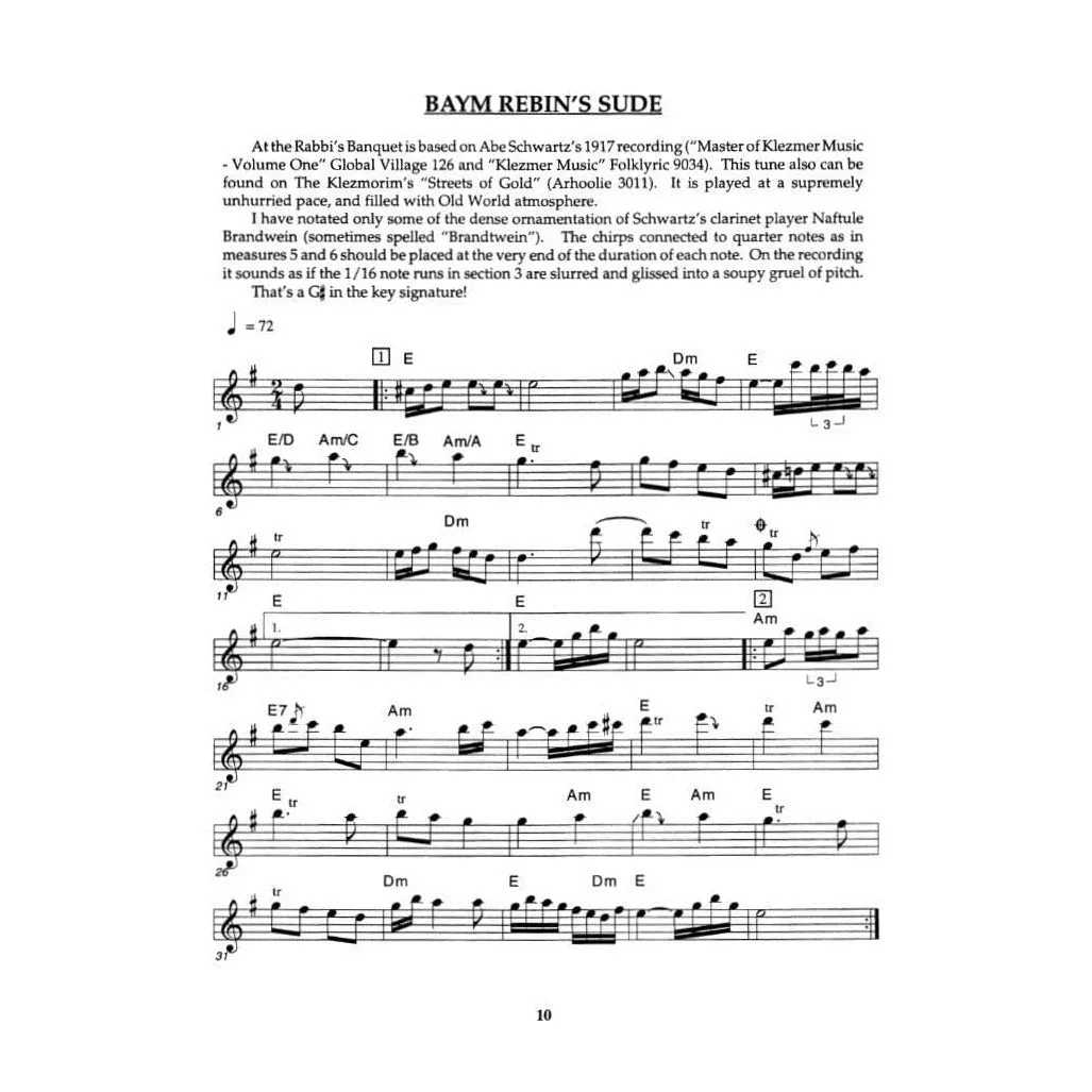 Mel Bay Phillips Klezmer Collection Geigen-Noten Violine