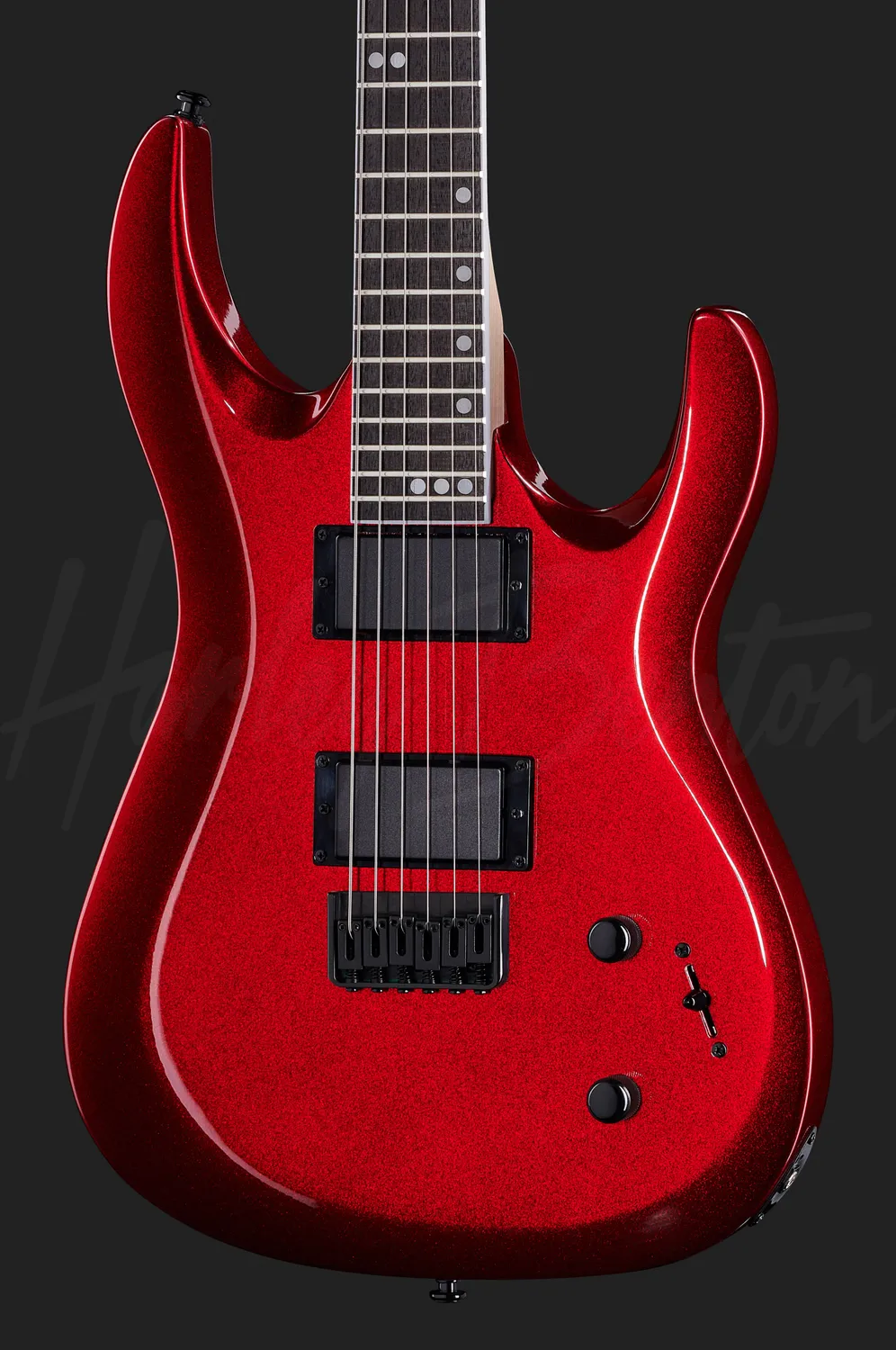 Harley Benton Rock R-446 E-Gitarre Blood Metallic High-Gain