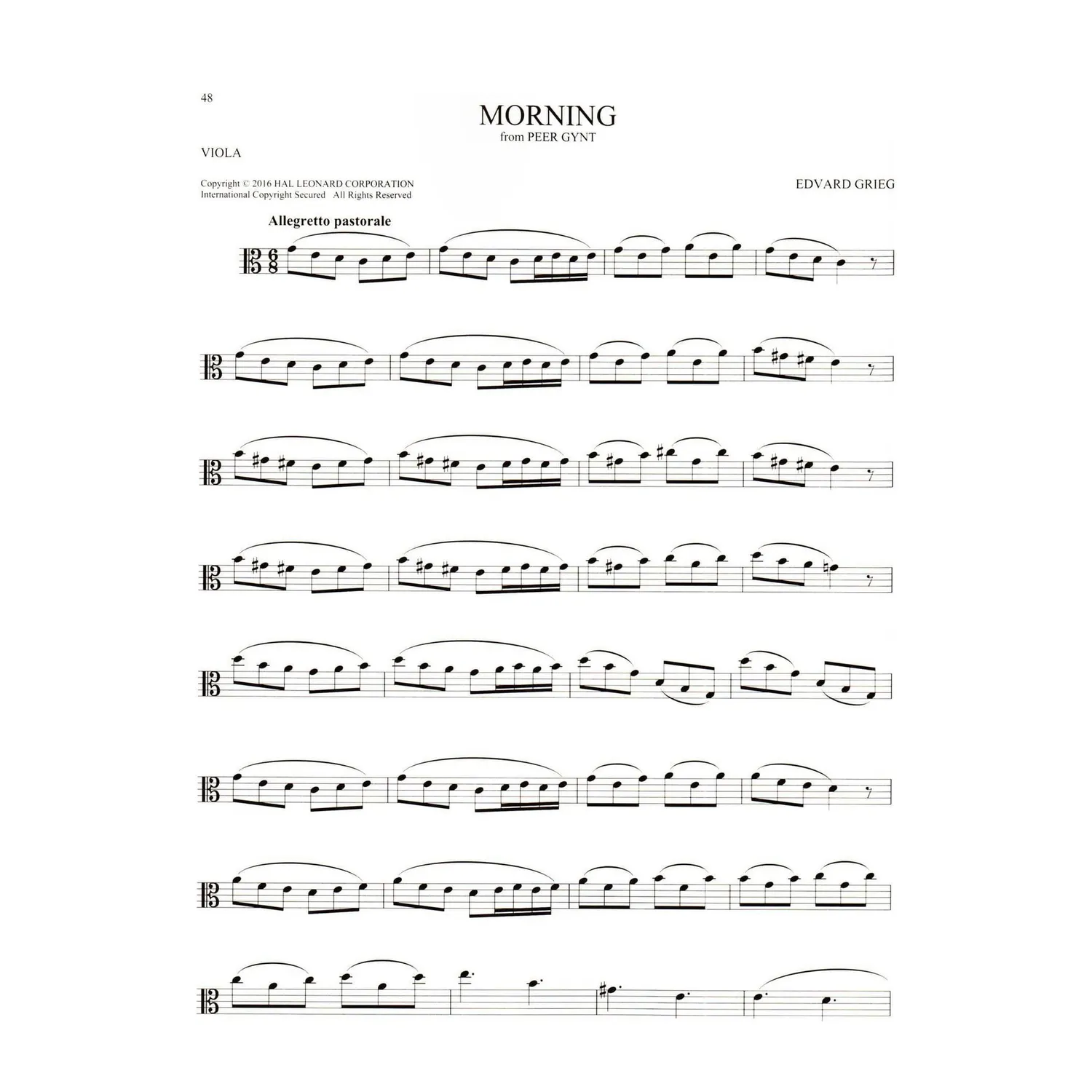 Shar Music 101 Classical Themes Bratschennoten Melodien