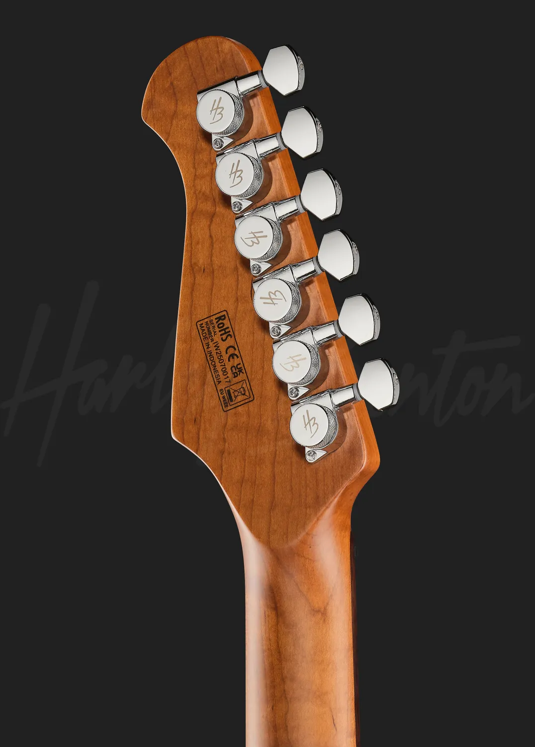 Harley Benton Fusion-IV HSH RW QRG E-Gitarre Quilt