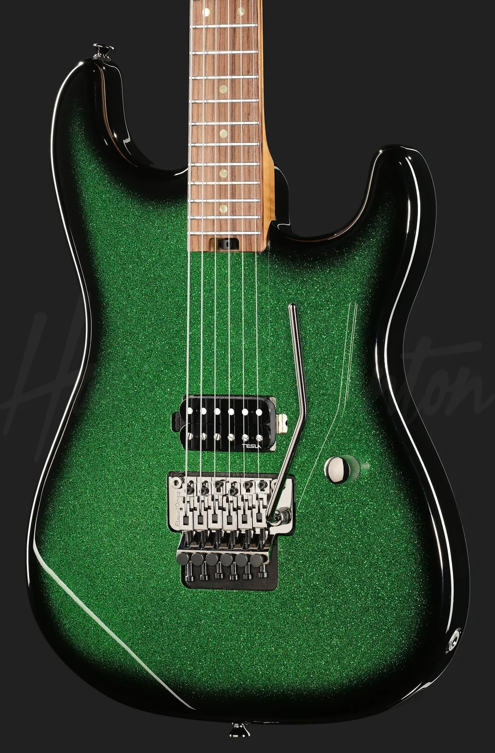 Harley Benton ST-80FR E-Gitarre Emerald Sparkle Floyd Rose