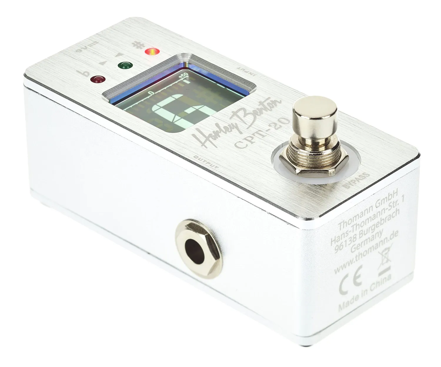 Harley Benton CPT-20 Stimmgerät Bodentreter chromatisch