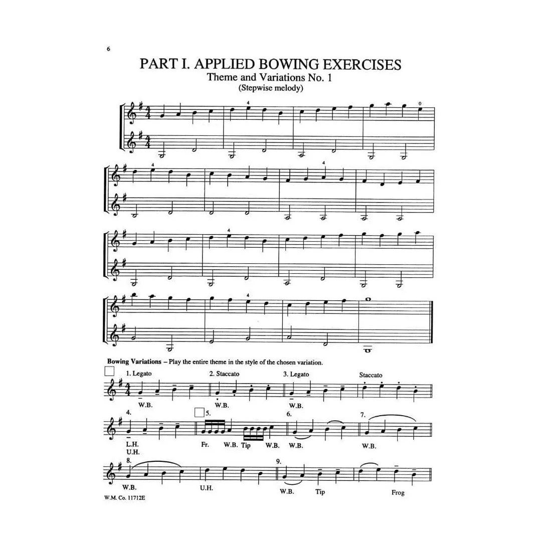 Willis Oppelt Fiddle Tune Bowing Book Noten Violine Klavier