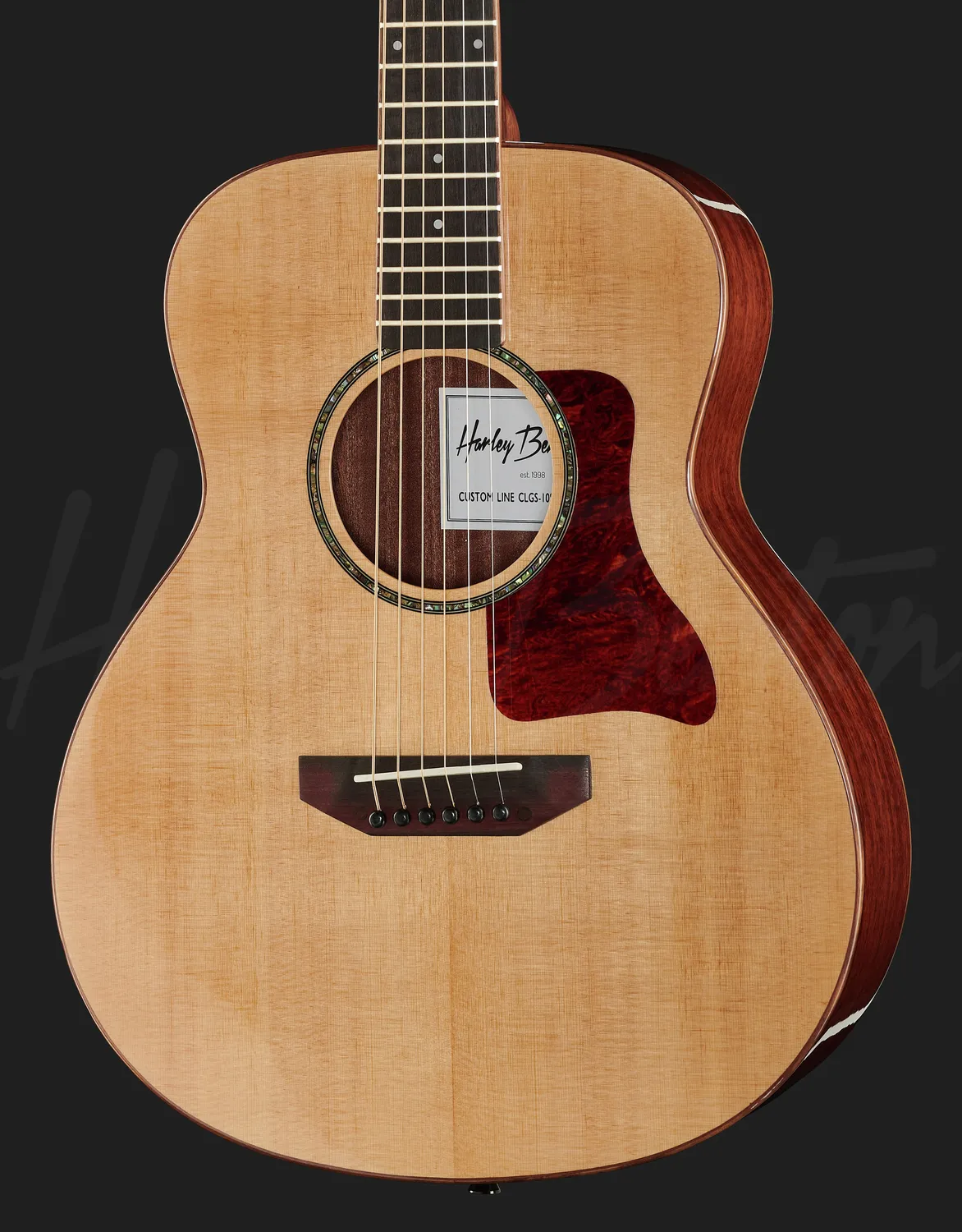 Harley Benton Custom Line CLGS-10S Reisegitarre Fichte