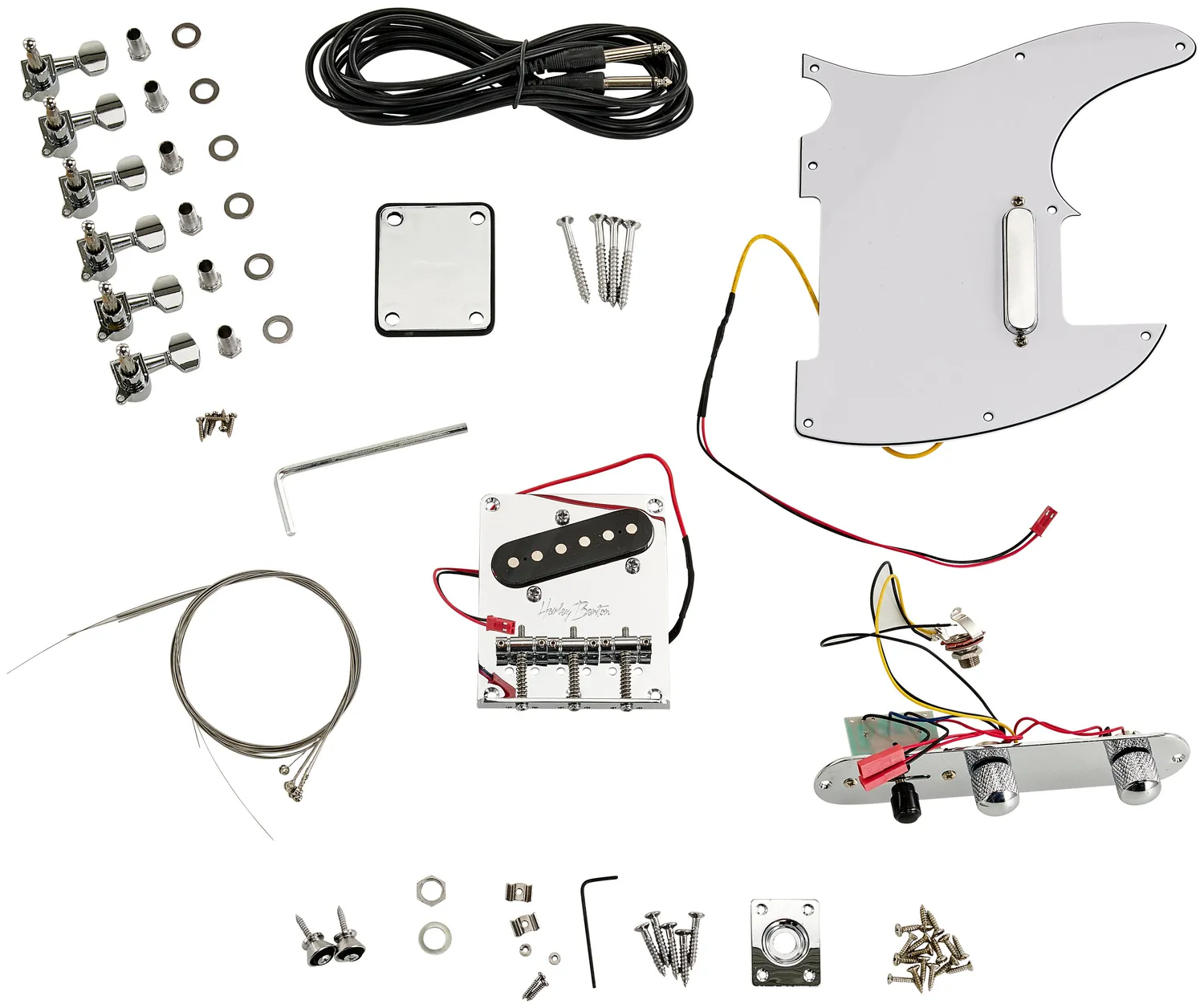 Harley Benton TE-LH Kit E-Gitarren-Bausatz Linkshand