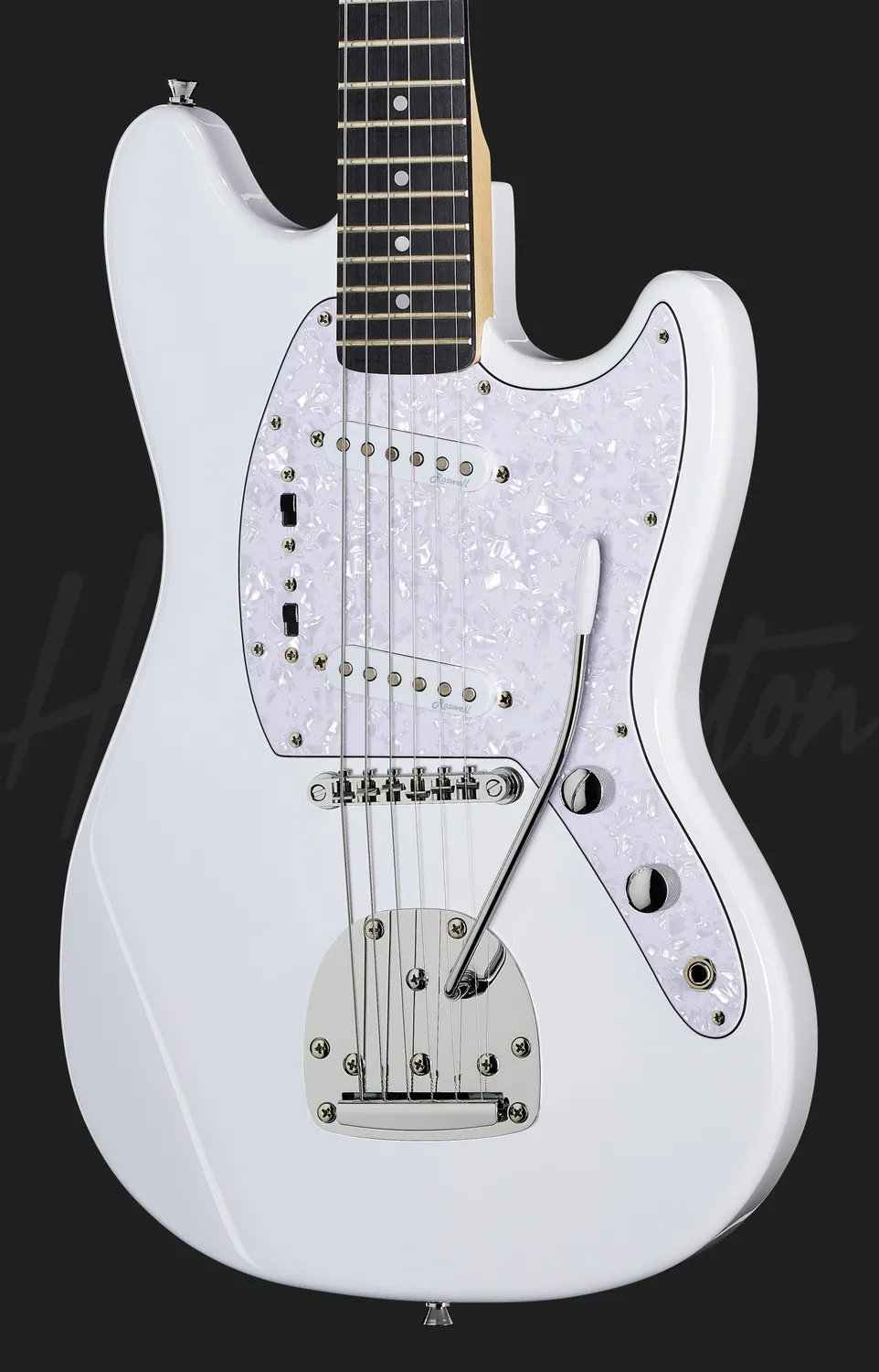 Harley Benton MS-60 E-Gitarre Vintage White Singlecoil