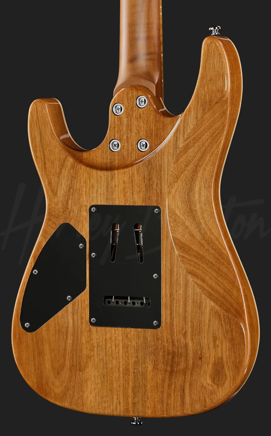 Harley Benton Fusion-IV HSS MN QRG E-Gitarre Raspberry Gloss Tremolo