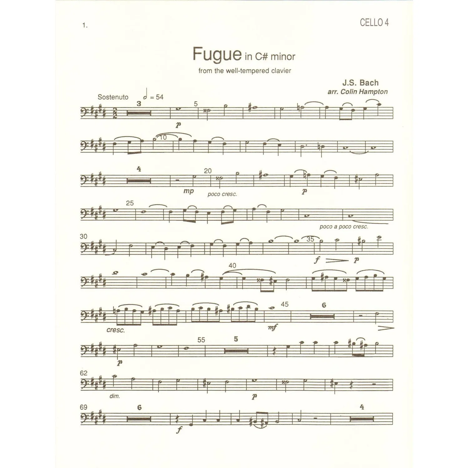 Spruce Hampton Cello Quintets Noten 5 Celli
