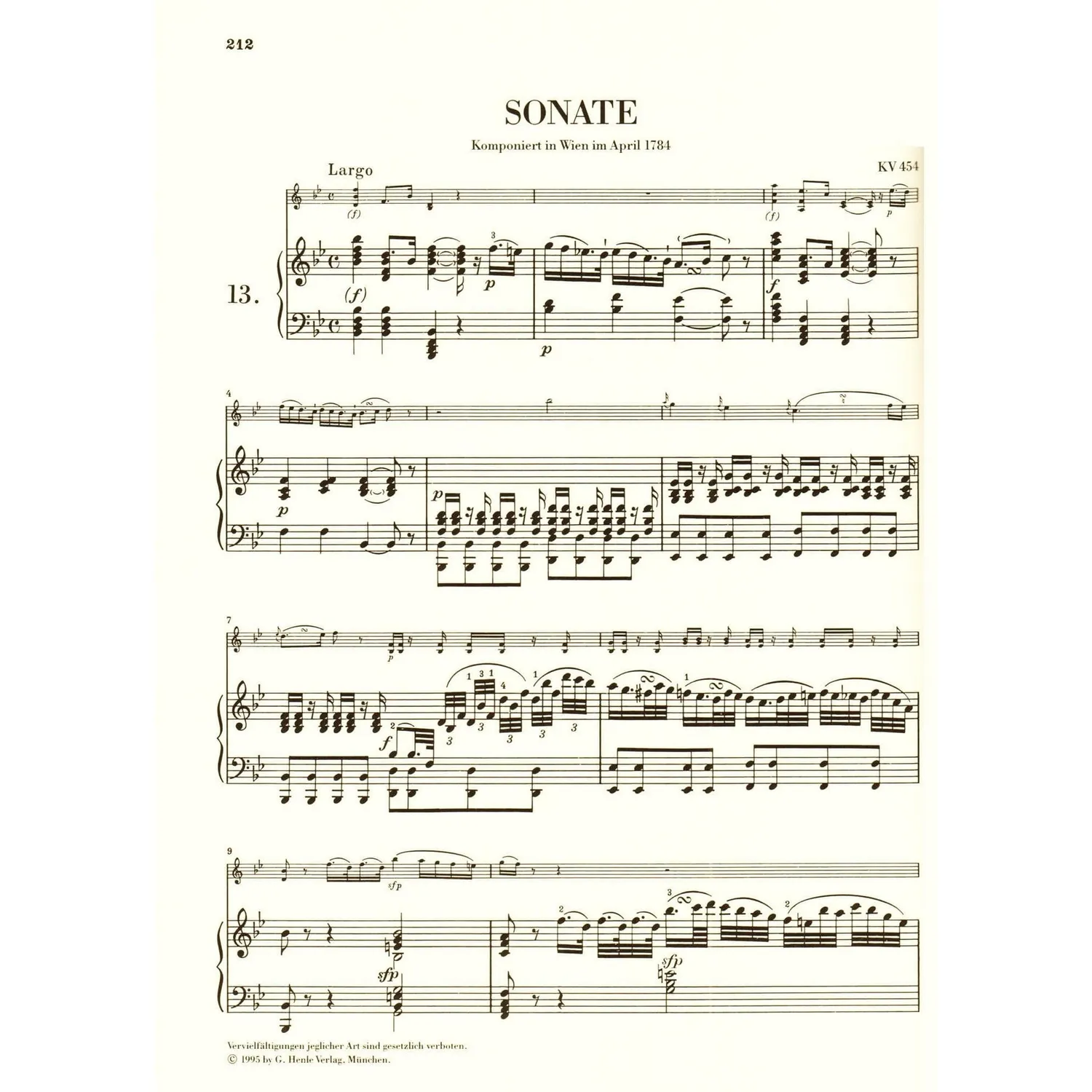 Mozart Violinsonaten Band 3 Violine Klavier Henle Urtext