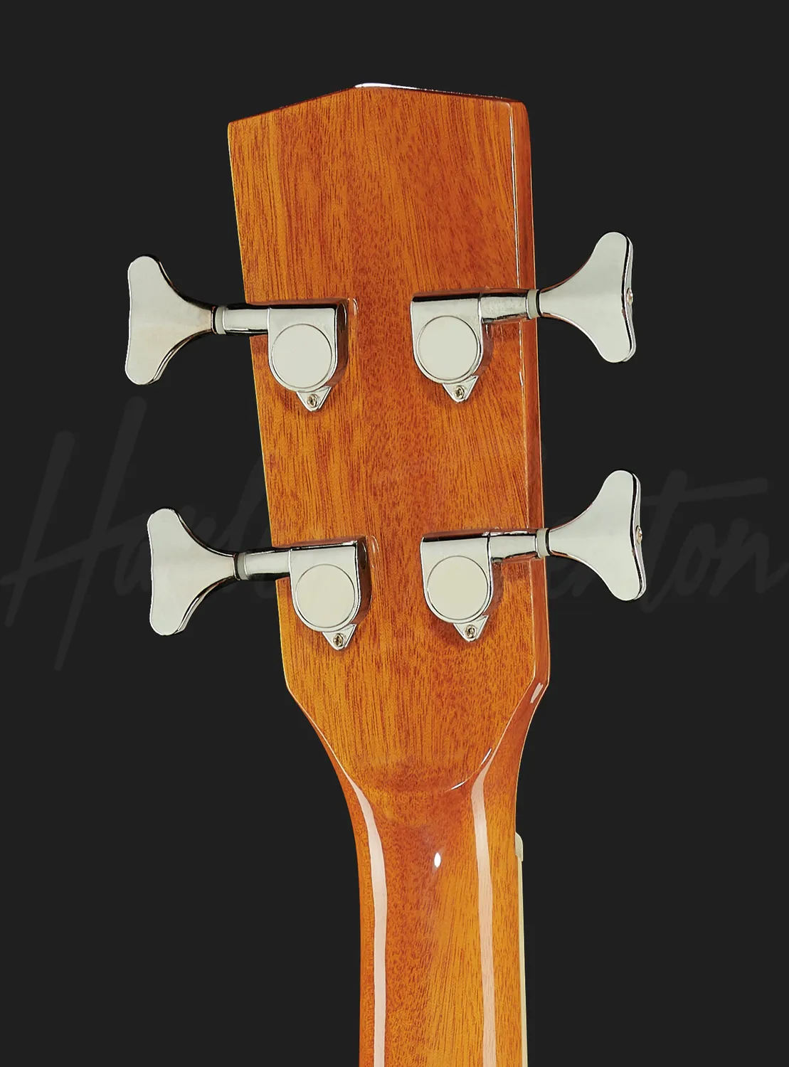 Harley Benton B-30 Natural Akustikbass Mahagoni