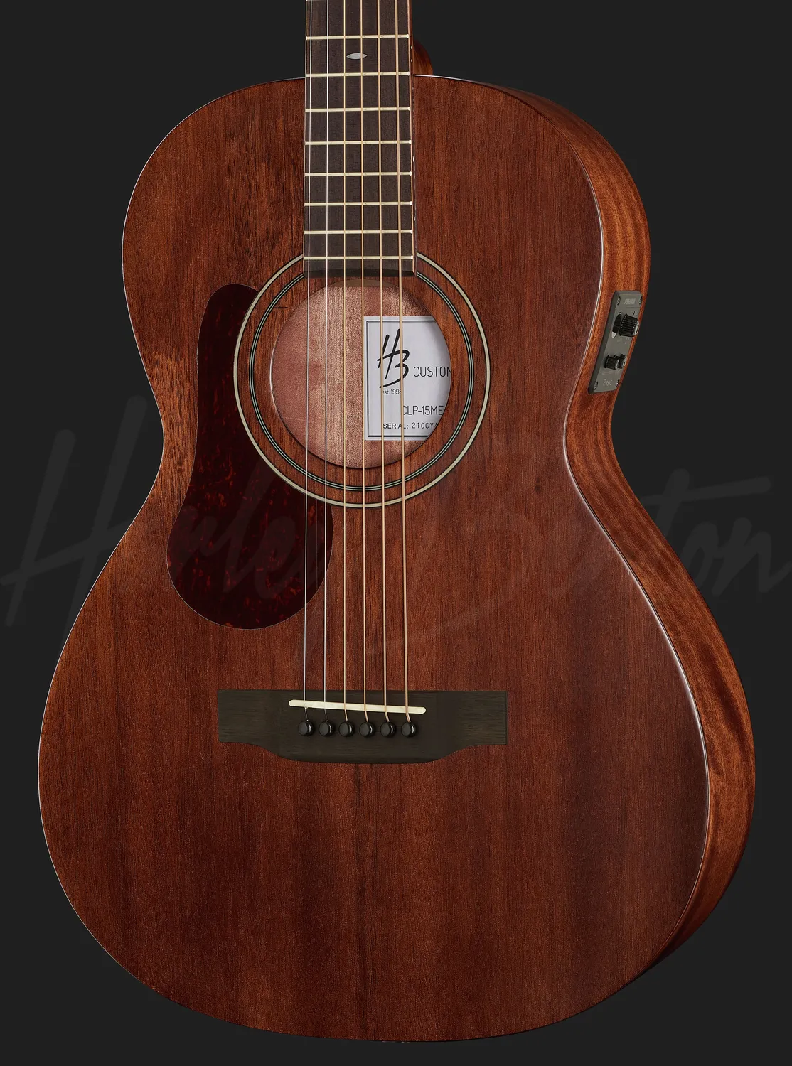 Harley Benton Custom Line CLP-15ME LH Parlour-Gitarre Mahagoni