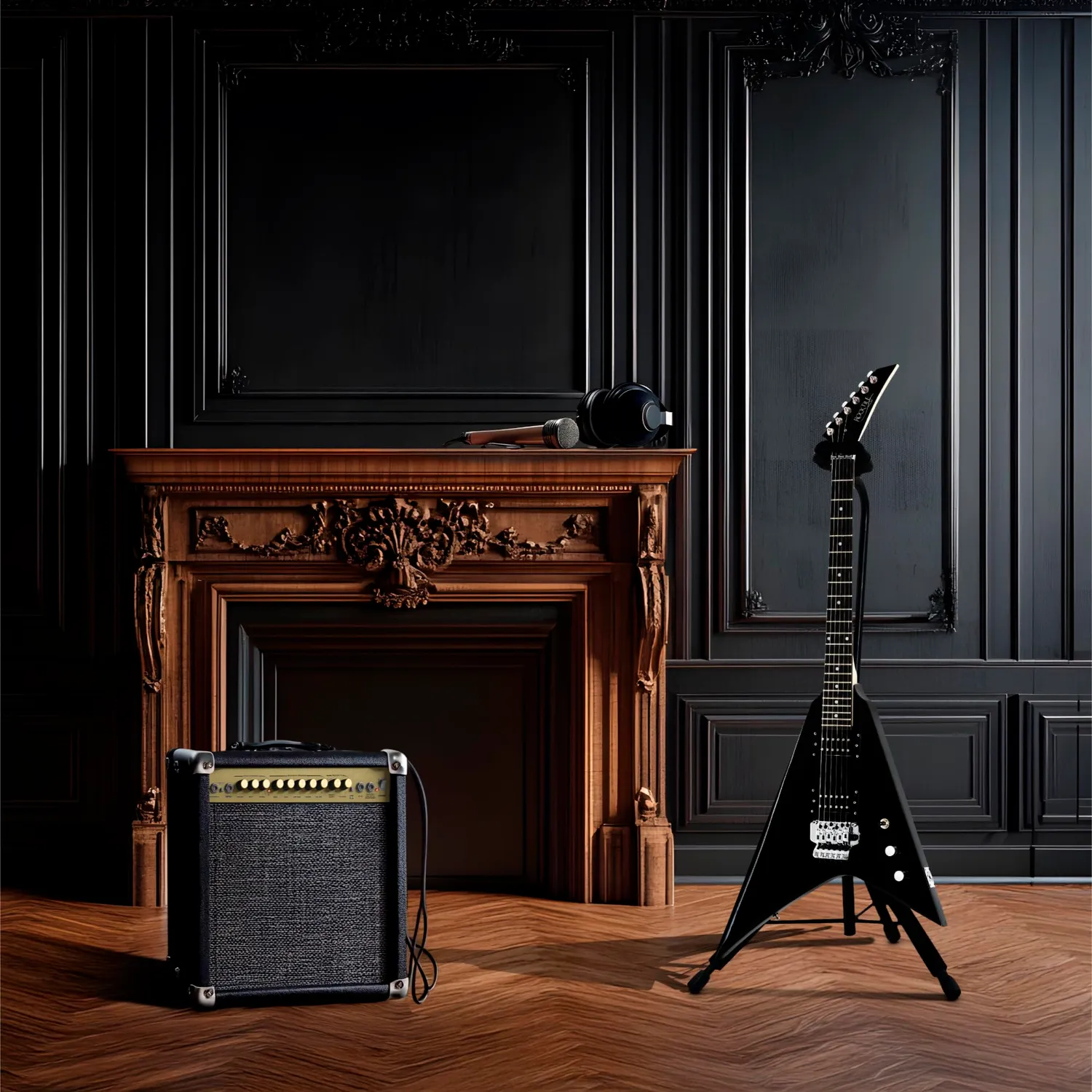 Rocktile MG-3013 Blade E-Gitarre Schwarz Tremolo