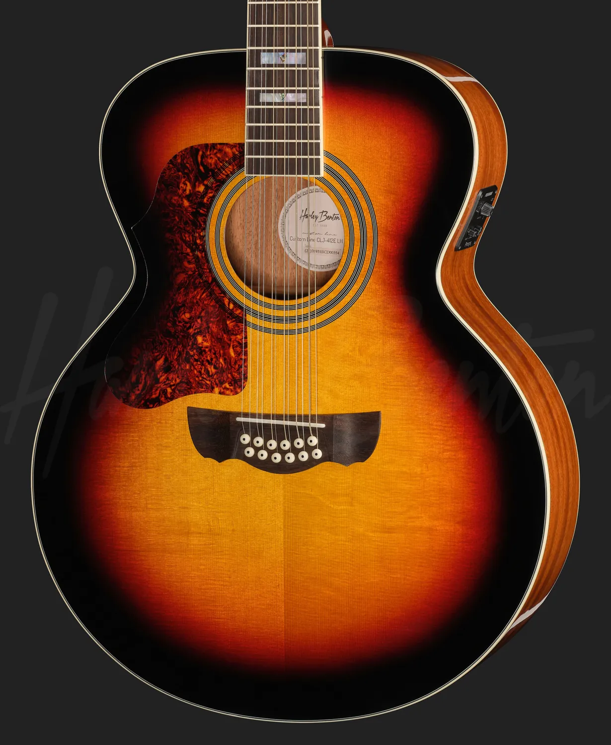 Harley Benton Custom Line CLJ-412E LH 3-VS Jumbogitarre 12-saitig