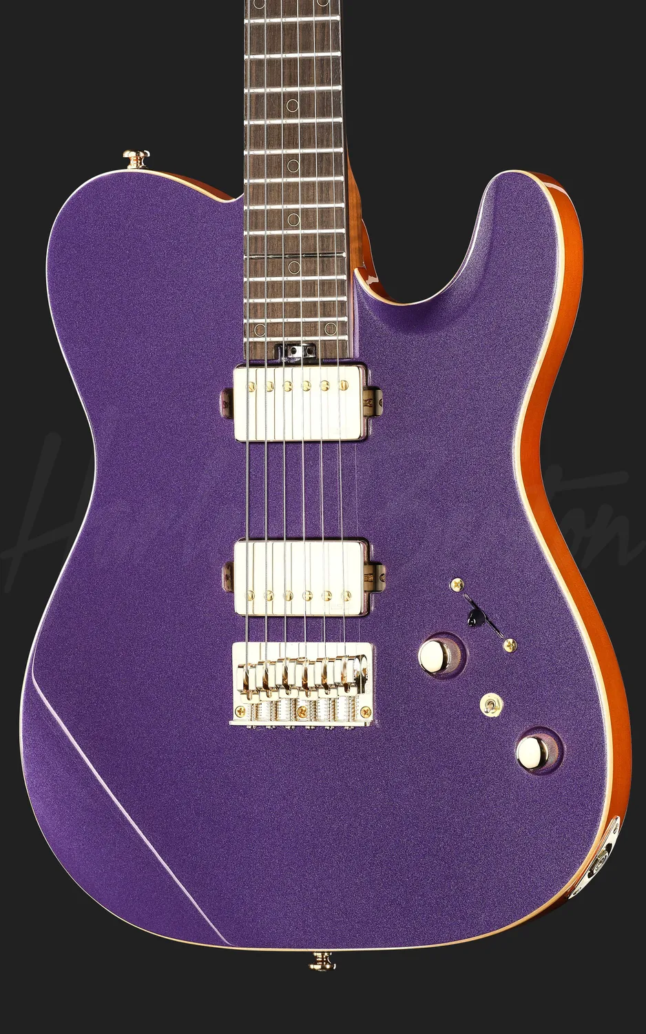 Harley Benton Fusion-T II HH RW HT E-Gitarre Purple