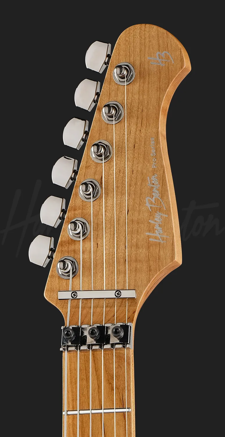 Harley Benton ST-80FR MN PSB E-Gitarre Pink Sparkle Floyd Rose