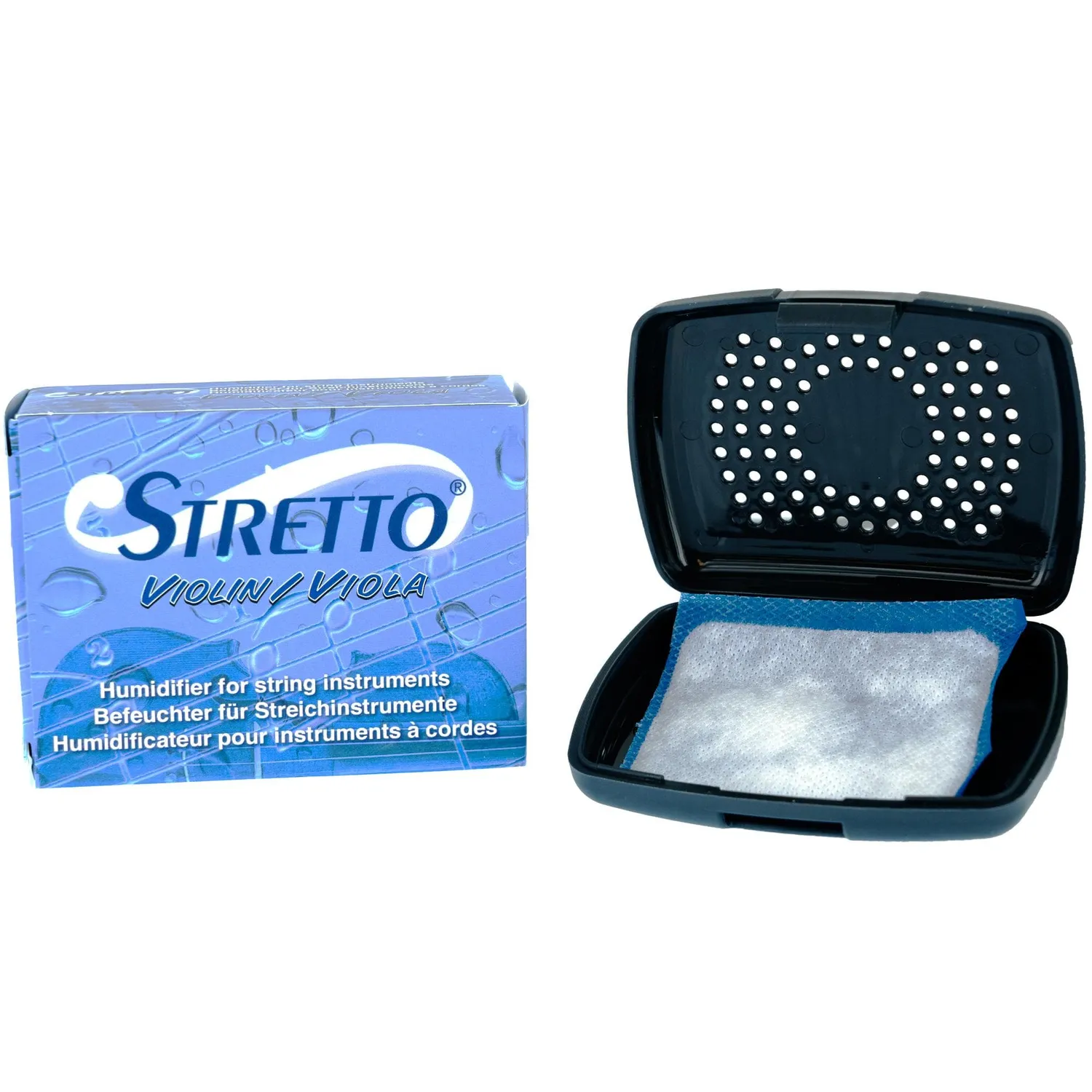 Stretto Befeuchter Violine Viola Koffer 2 Wochen