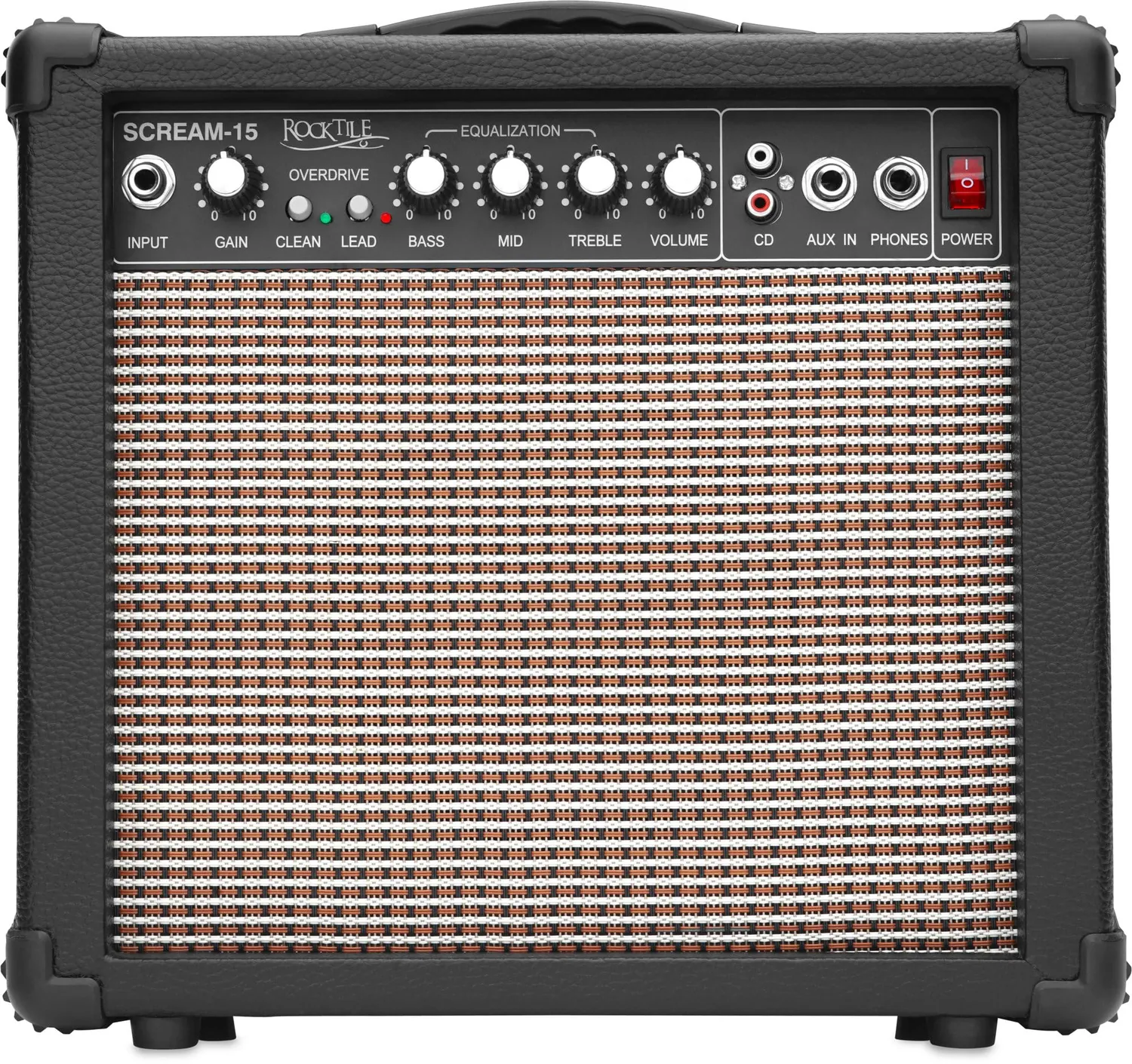 Rocktile L-50B Junior E-Gitarre 3/4 Set schwarz mit Amp