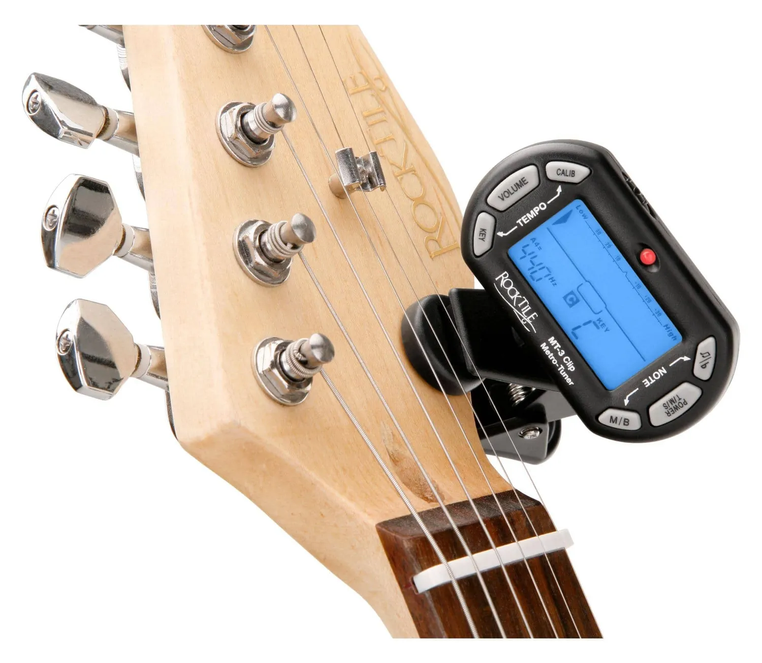 Rocktile MT-3 Clip-Stimmgerät Metronom chromatisch