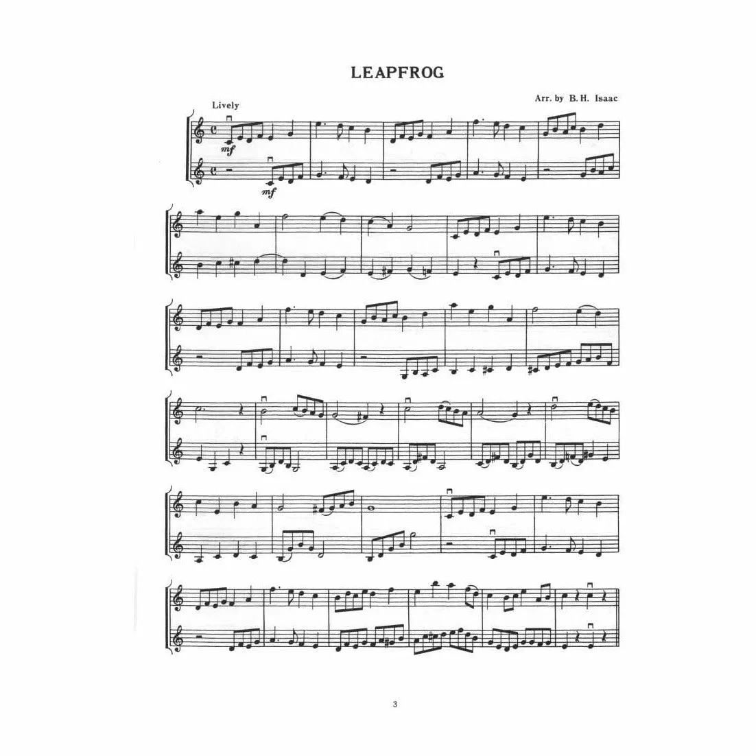 Mel Bay Burton Isaac Easy Violin Duets Noten 2 Violinen