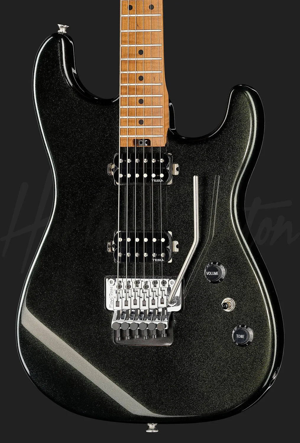 Harley Benton Rock ST-80FR E-Gitarre Lime Sparkle Floyd Rose