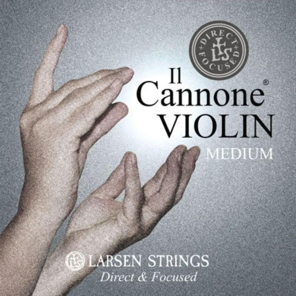 Larsen Il Cannone Direct Focused Violinsaiten Satz 4/4 silbrig