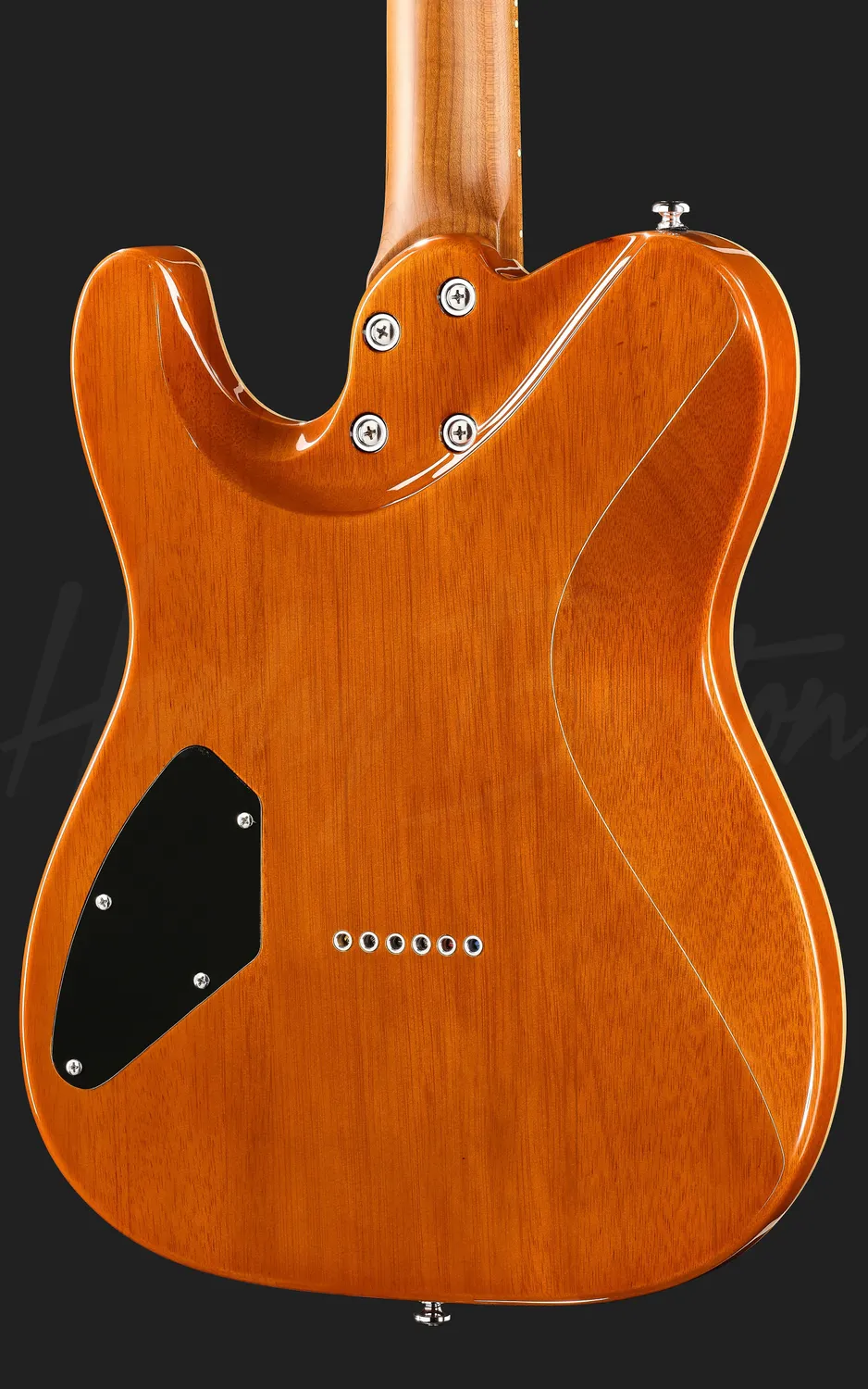 Harley Benton Progressive Fusion-T II HH MN HT QBLB E-Gitarre Fixed
