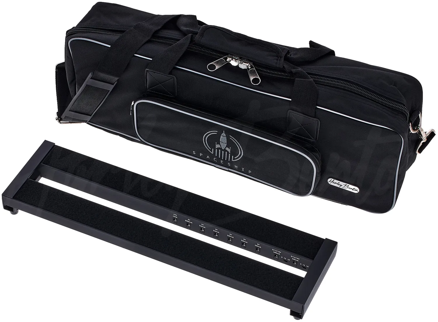 Harley Benton Spaceship Power 50C-B Pedalboard Akku Alu