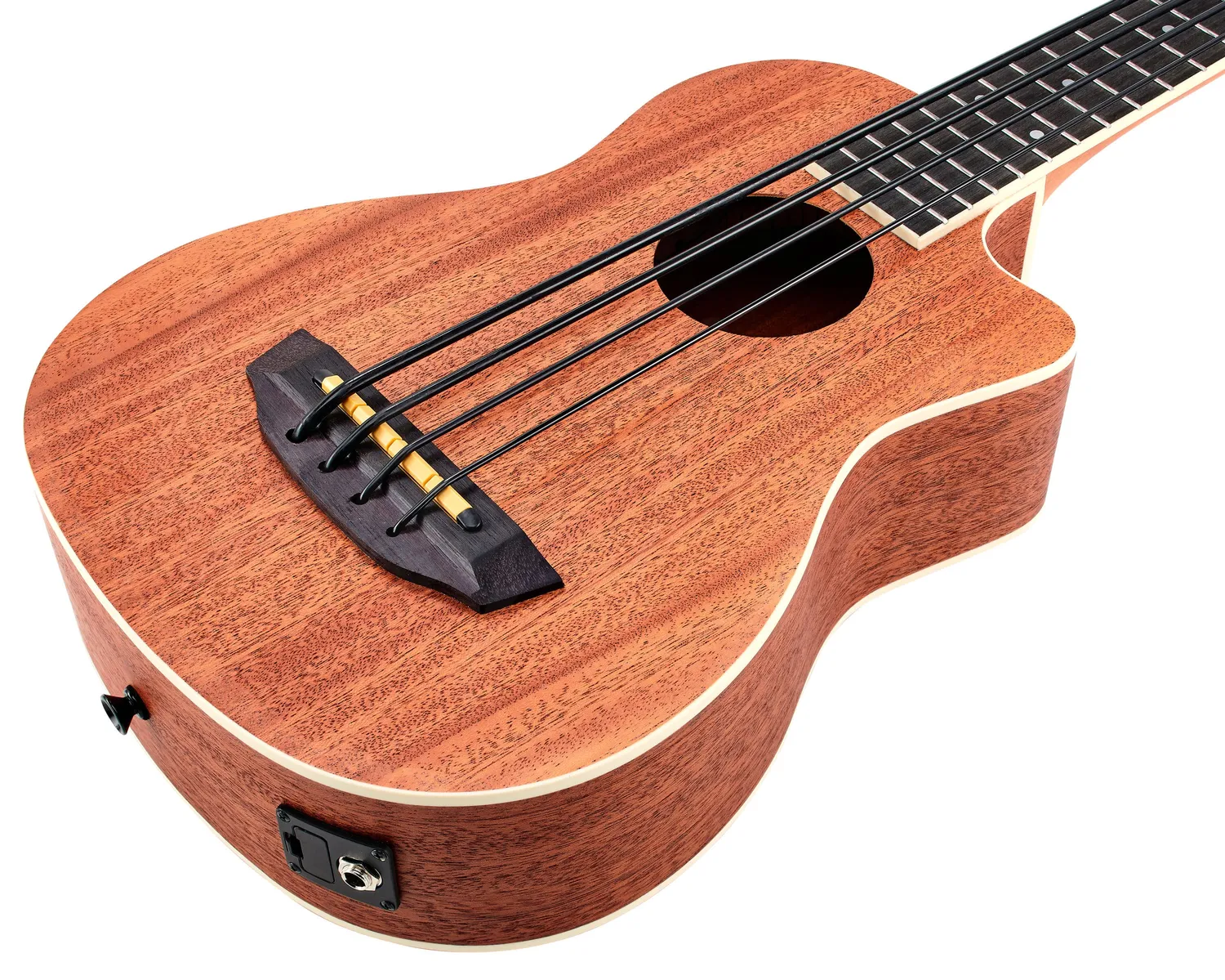 Harley Benton UkeBass Mahogany Bass-Ukulele Tonabnehmer