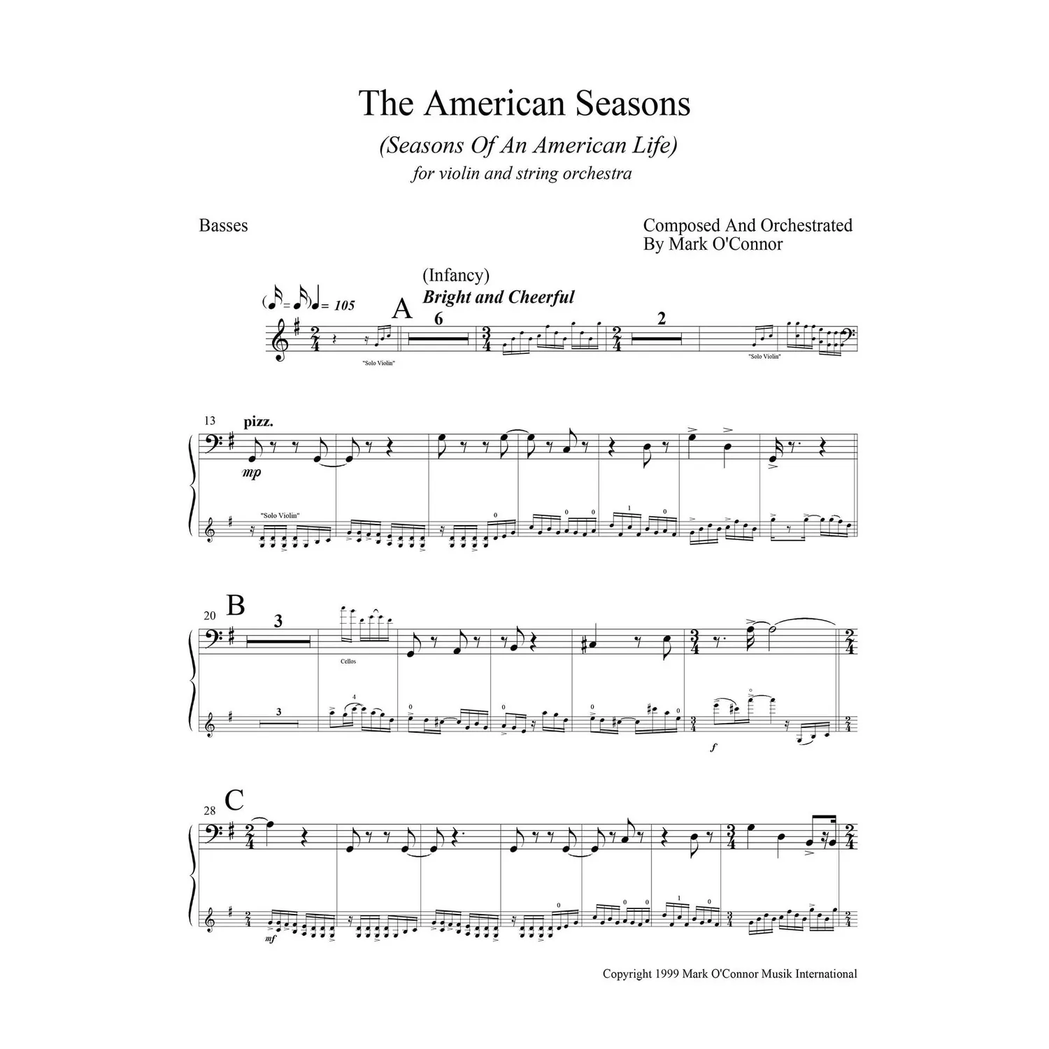 Shar O'Connor American Seasons Kontrabass Download
