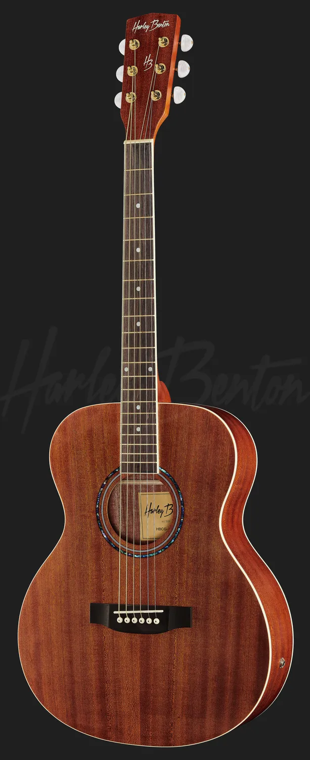 Harley Benton CG-45E Natural Westerngitarre Mahagoni