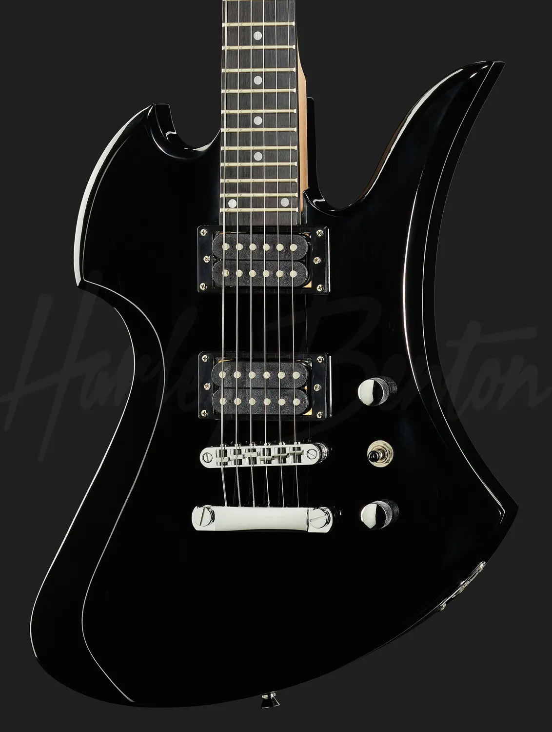 Harley Benton Student MB-20 Black E-Gitarre Schwarz High-Gain