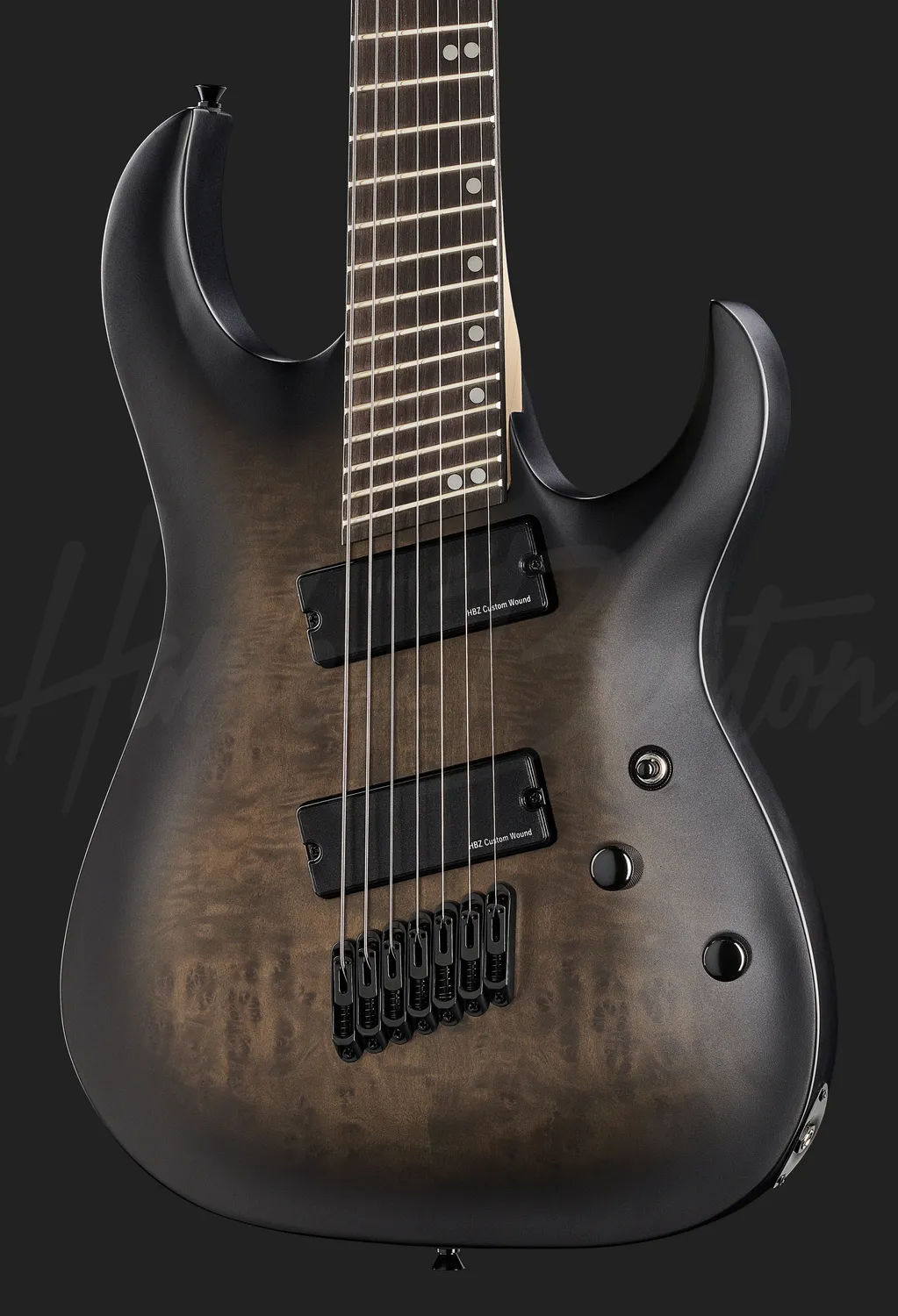 Harley Benton Progressive MultiScale-7 E-Gitarre 7-Saiter Burst