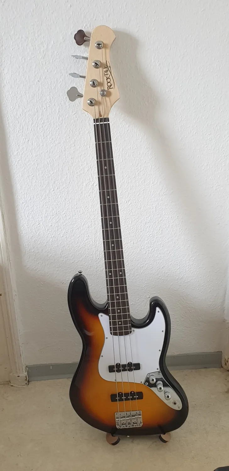 Rocktile Fatboy II SB E-Bass Sunburst Jazz 4,5 kg