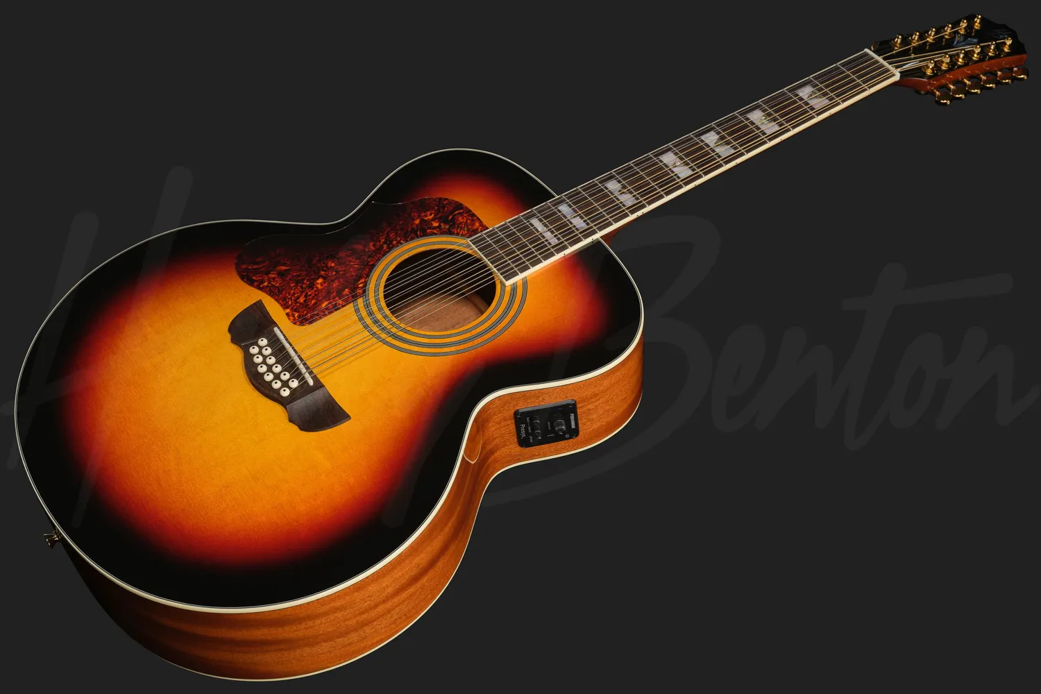 Harley Benton Custom Line CLJ-412E LH 3-VS Jumbogitarre 12-saitig
