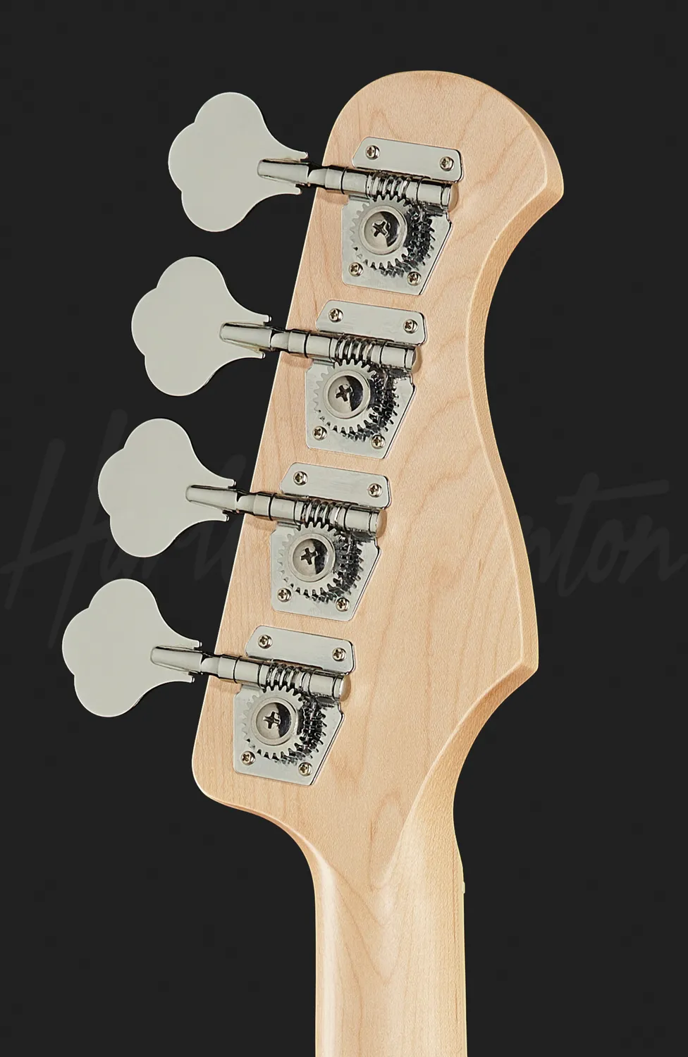 Harley Benton PB-50 E-Bass Linkshänder Fiesta Red