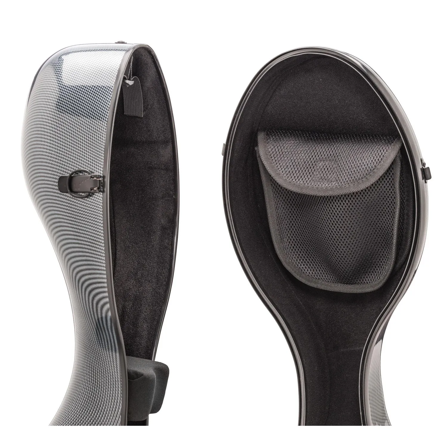 Shar Music SL Montagnana Cellokasten Carbon Silbergrau