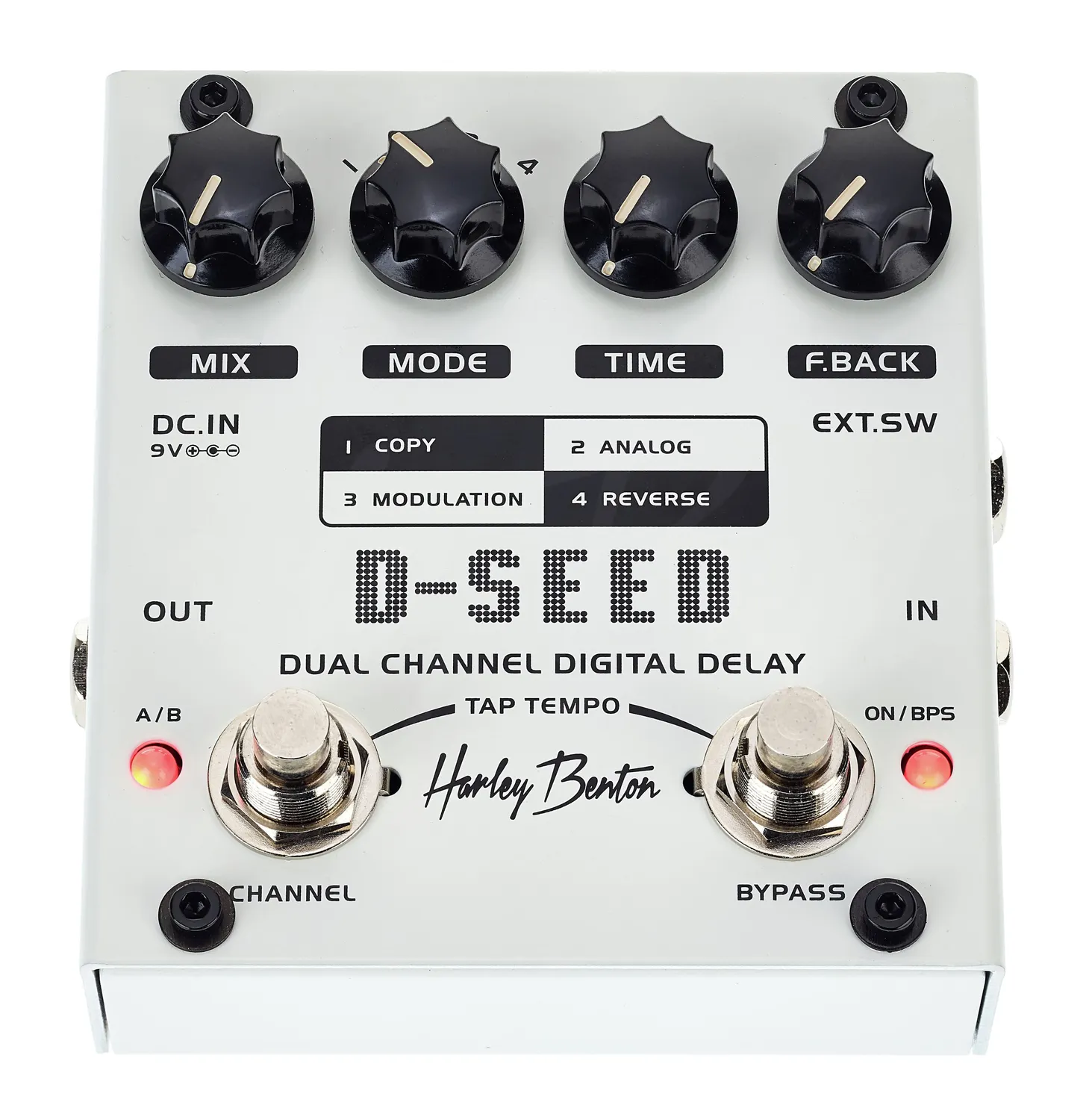 Harley Benton Standard D-SEED Delay Effektpedal digital