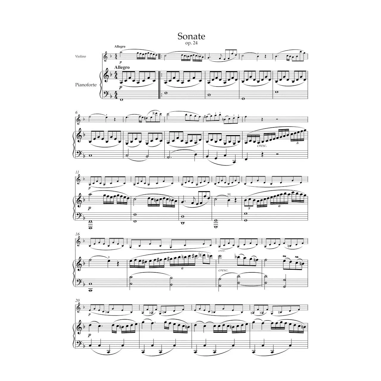 Bärenreiter Beethoven Violinsonaten Vol.1 Noten Urtext Klavier Violine