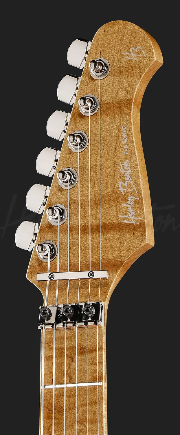 Harley Benton Rock ST-80FR MN HH E-Gitarre Pink Sparkle Floyd Rose