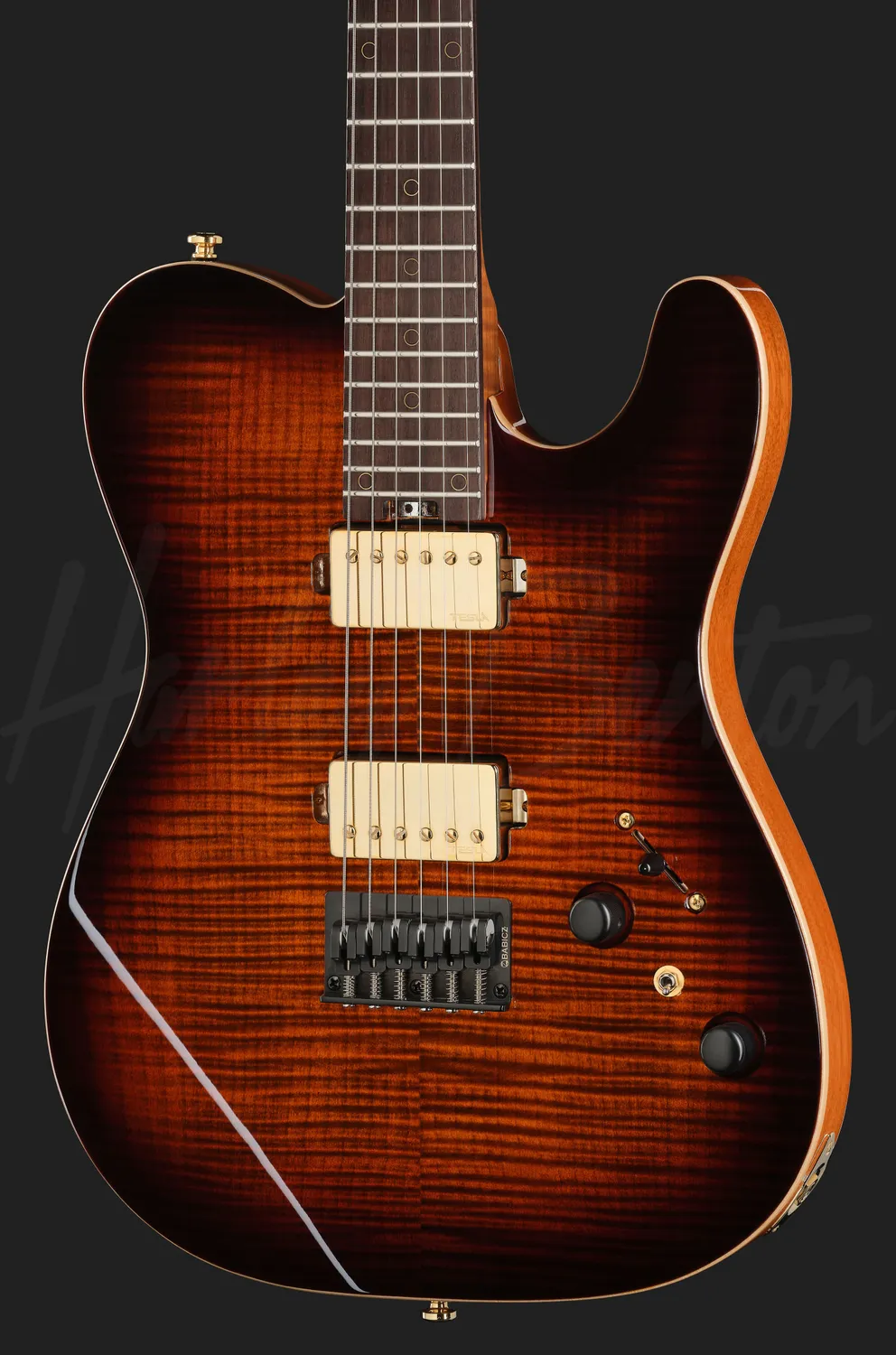 Harley Benton Fusion-T II HH RW HT E-Gitarre FBB Hardtail
