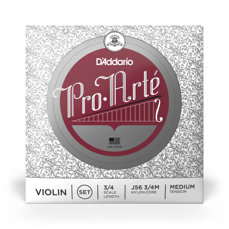 D'Addario Pro-Arte 3/4 Violinsaiten Satz mittel warm
