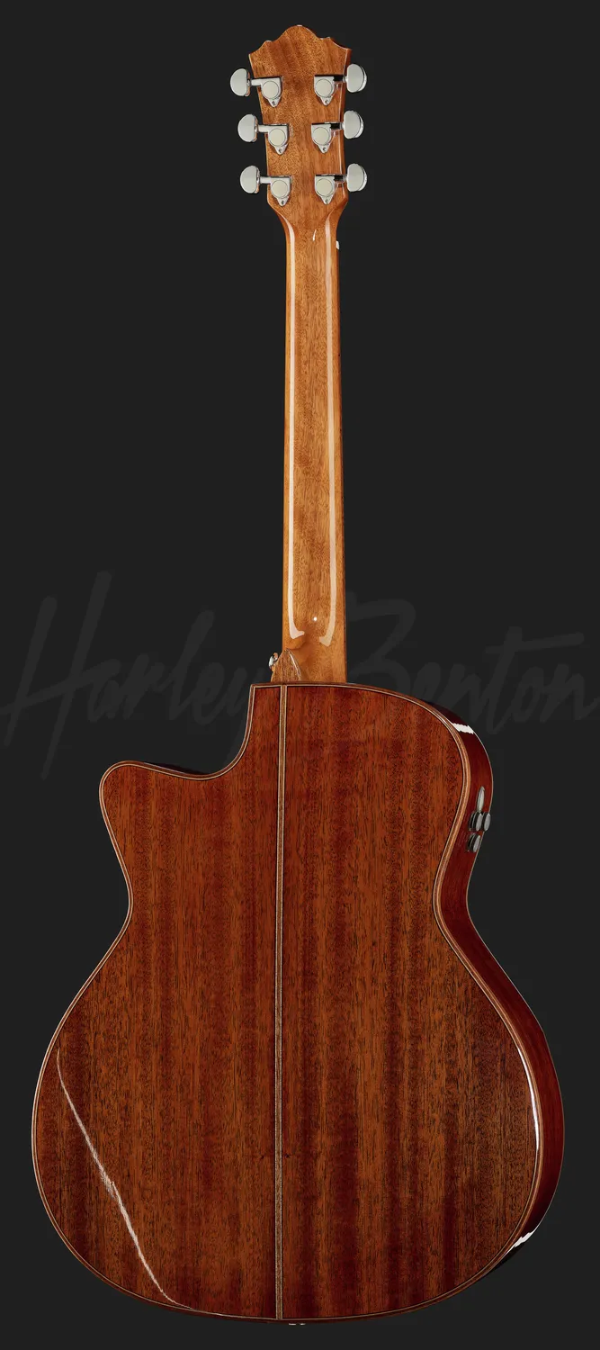 Harley Benton CLG-650SM-CE Westerngitarre schwarz