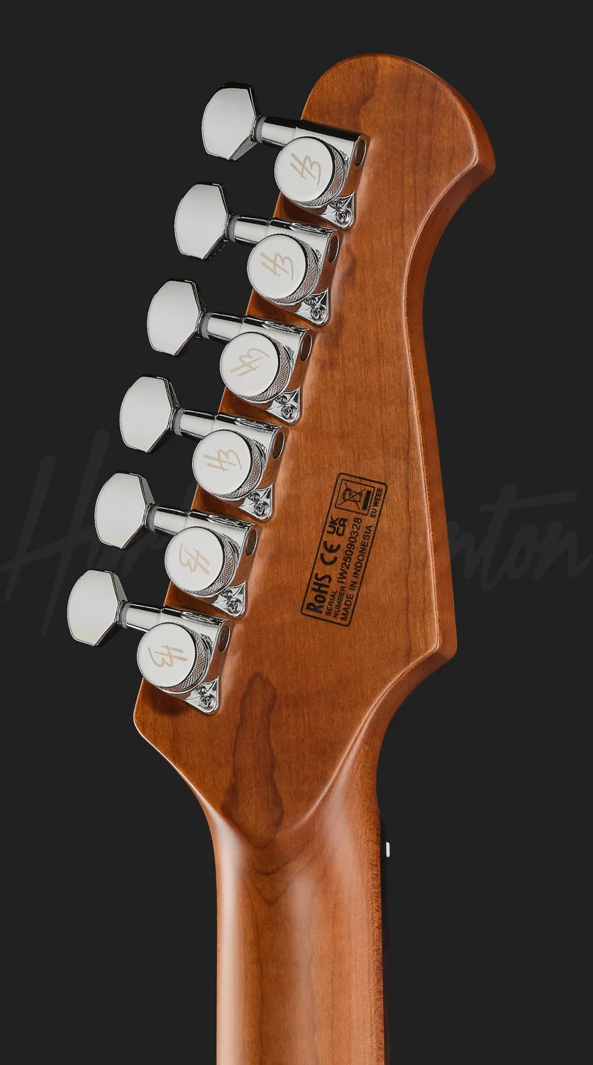 Harley Benton Fusion-IV HH LH RW QDG E-Gitarre Linkshänder