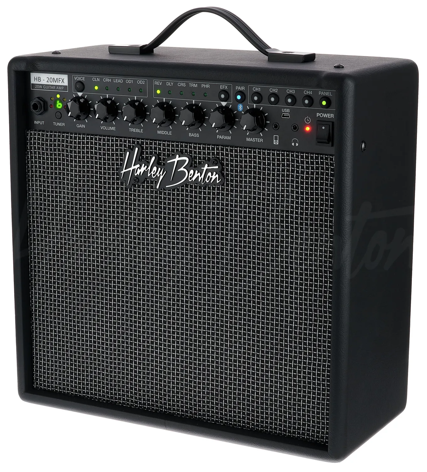 Harley Benton Student HB-20MFX Gitarrenverstärker 20W Modeling