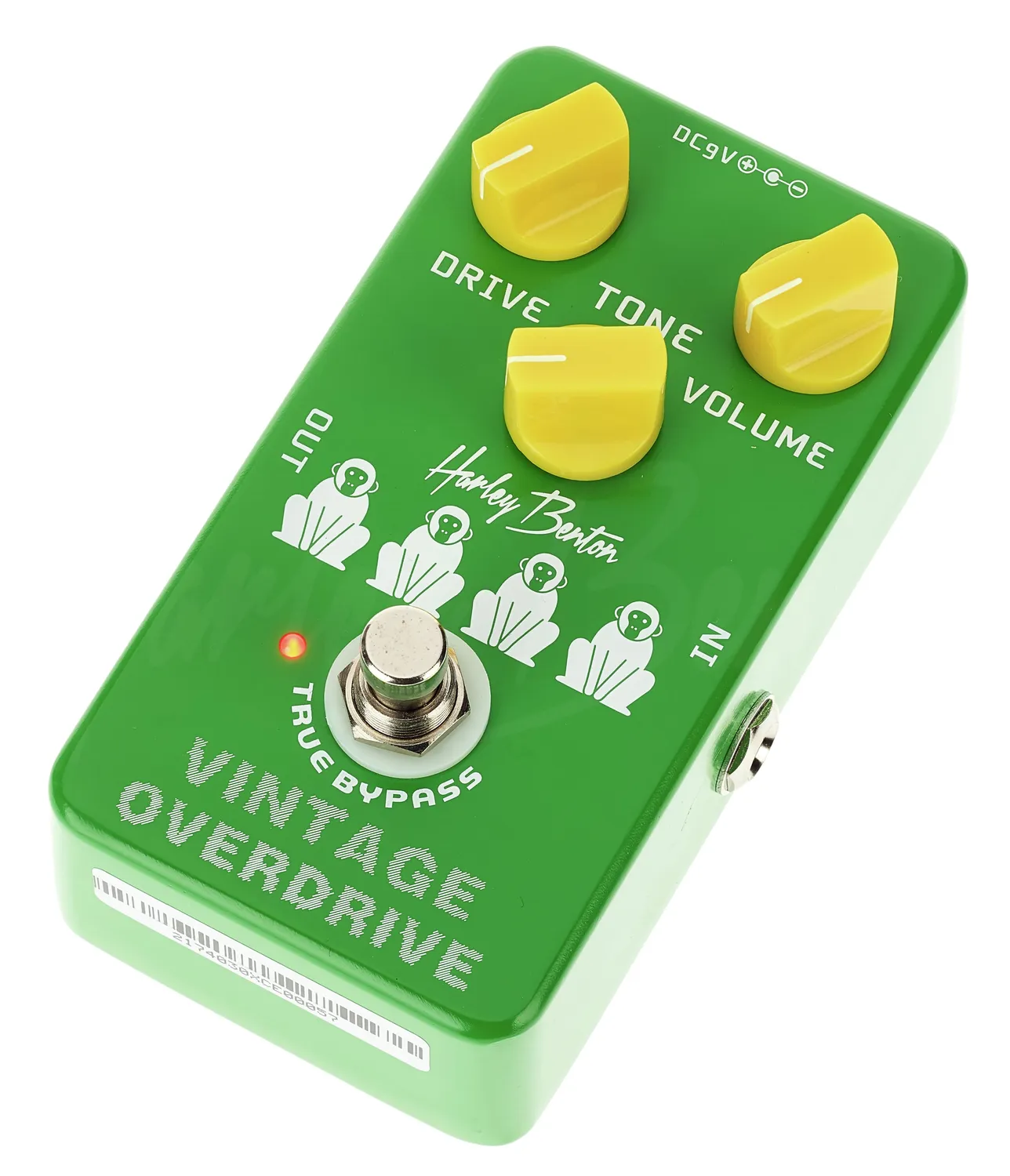 Harley Benton Vintage Overdrive Effektpedal Drive Tone