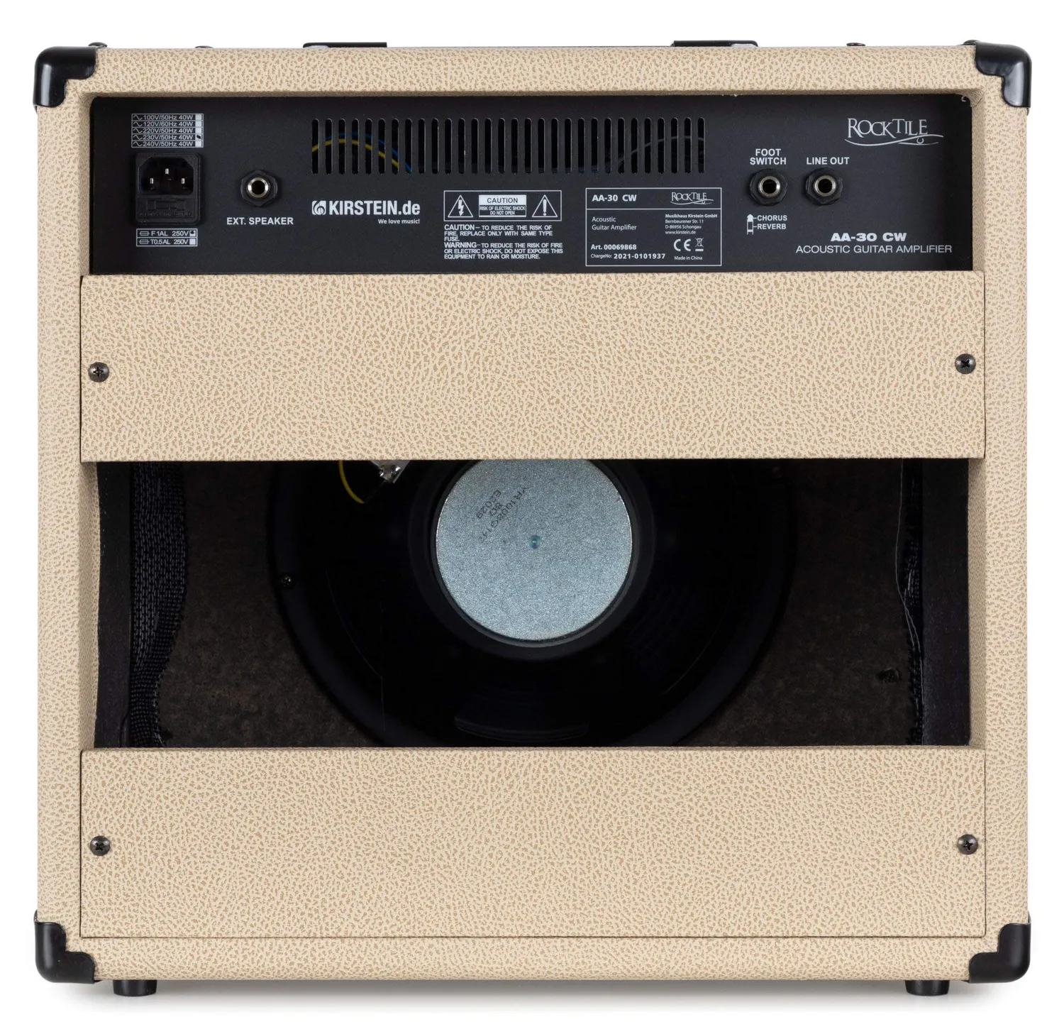 Rocktile AA-30 CW Eric Akustikverstärker 30W Creme