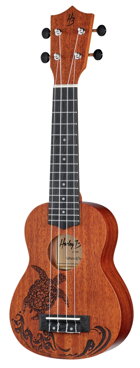 Harley Benton Kahuna-S Turtle Ukulele Sopran Mahagoni