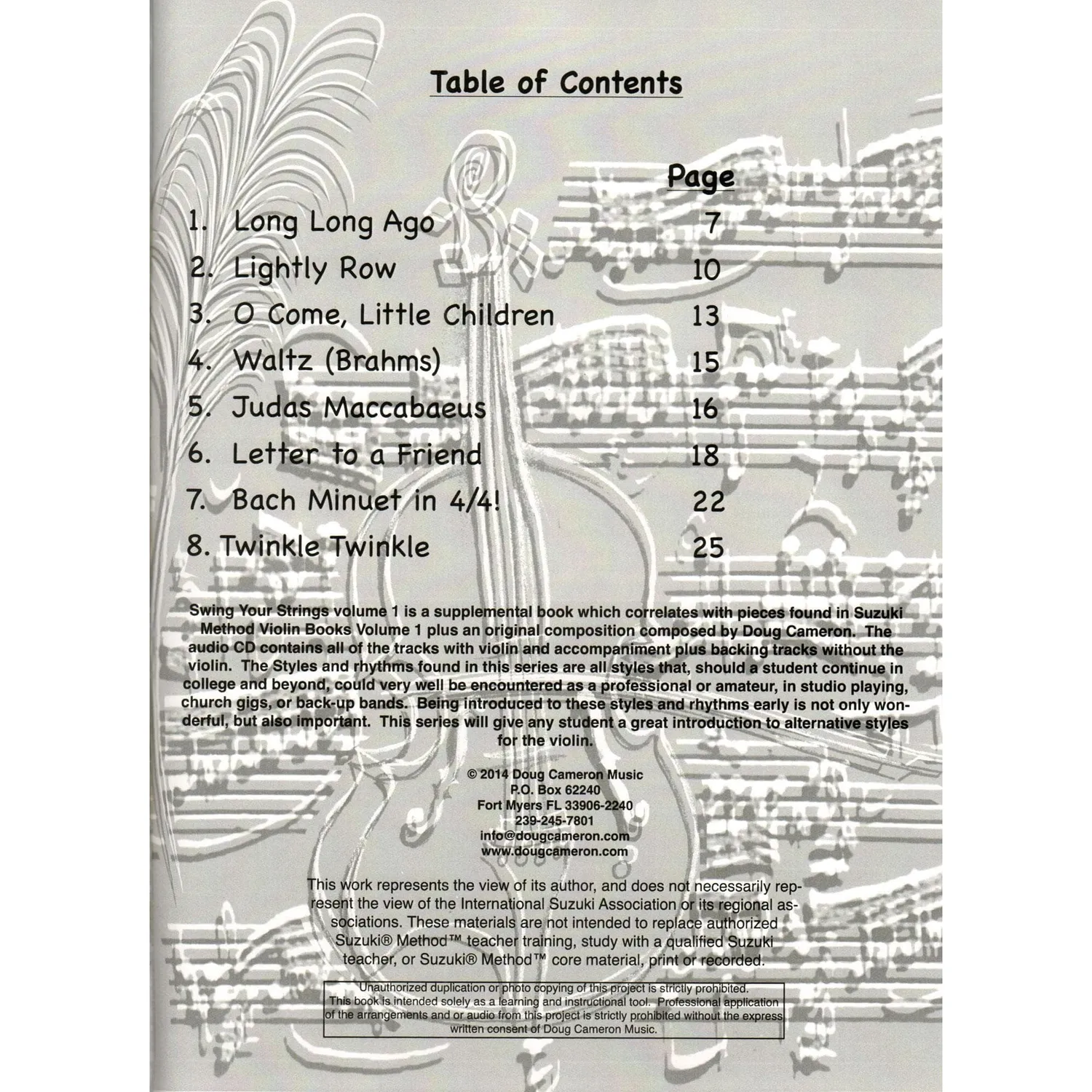 Alfred Cameron Swing Your Strings 1 Violine Buch CD