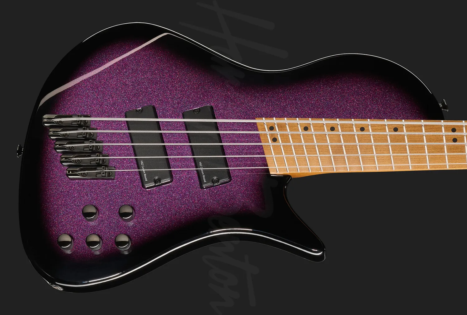 Harley Benton MSB-5 E-Bass Amethyst Sparkle 5-saitig Multiscale